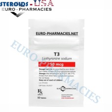 T3 – 50mcg/tab, 50 pills/bag – Euro-Pharmacies Euro-Pharmacies